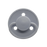 Mininor Σετ 2 Τεμαχίων Στρογγυλή Πιπίλα Σιλικόνης 6+ Grey