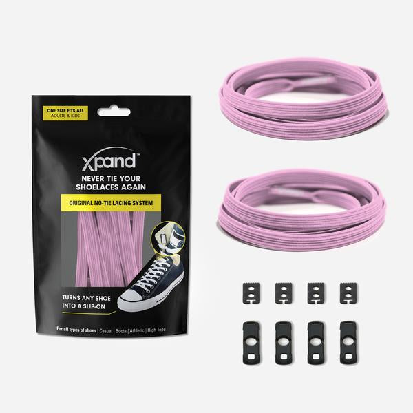 Xpand ®Original No-Tie Lacing System Ελαστικά Κορδόνια - Soft Pink