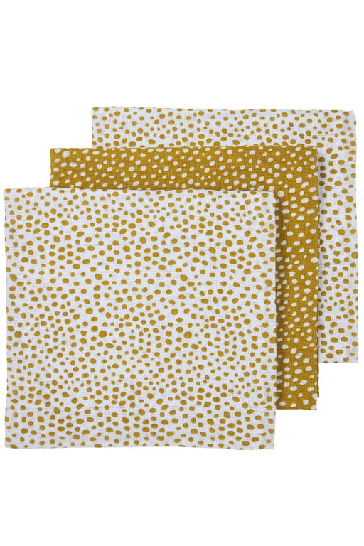 Meyco Πολυχρηστικές Μουσελίνες 3τμχ 70x70 cm Cheetah Honey Gold