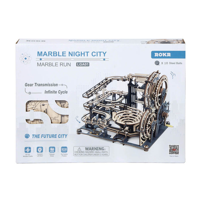 Robotime 3D Ξύλινη Κατασκευή "Marble Night City"