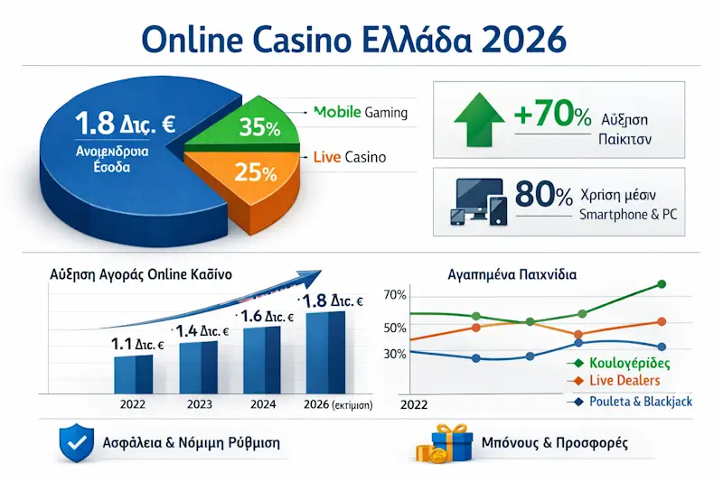 Οδηγός online casino Ελλάδα 2026 με έλεγχο άδειας ΕΕΕΠ και πληρωμών