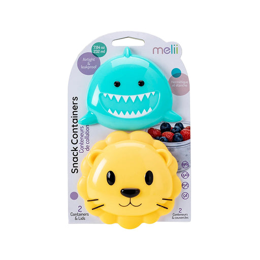Melii – Σετ 2 δοχείων για σνακ Shark-Lion