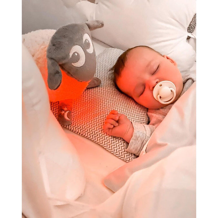 Ewan το προβατάκι DELUXE: Βοήθημα Ύπνου με αισθητήρα κλάματος και φως- Γκρι