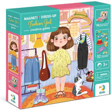 Dodo Puzzles Μαγνητικό Παζλ  Dress up Fashion Girl