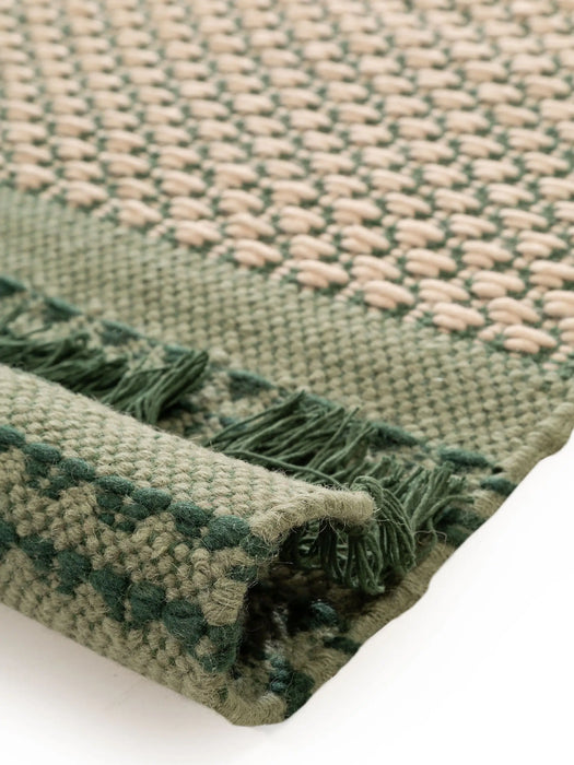 Wool Rug Tolga Cream/Green