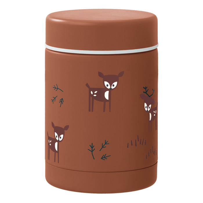 Fresk Θερμός φαγητού  από ανοξείδωτο ατσάλι 300ml - Deer Amber Brown