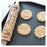 Scrap Cooking Ξύλινο ρολό για μπισκότα με σχέδια ''Gingerbread Man''