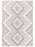 Cotton Rug Oslo Taupe Shapes 75x150 cm