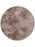 Dave Faux Fur Round Rug Taupe