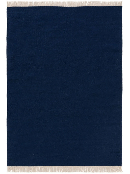 Wool Rug Liv Dark Blue