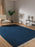 Wool Rug Liv Dark Blue