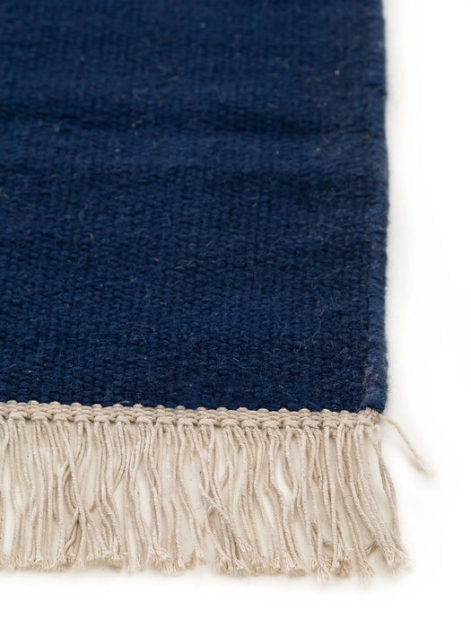 Wool Rug Liv Dark Blue