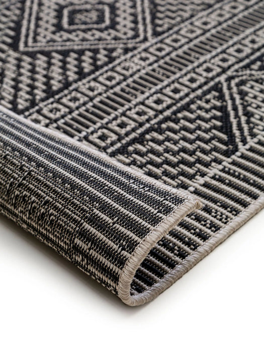 In- & Outdoor Rug Diego Black/White 3