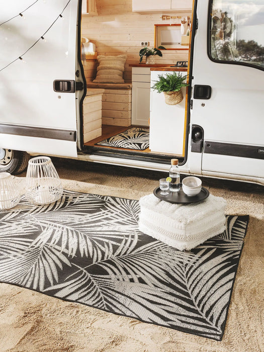 In- & Outdoor Rug Diego Black/White 4