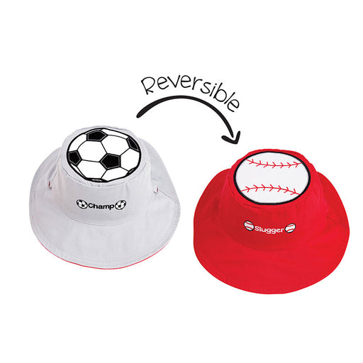 FlapJackKids Καπέλο Διπλής Όψης UPF 50+ – Sports (Cotton)