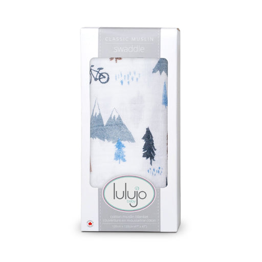 Lulujo Μουσελίνα 120x120 Mountain Top Swaddling Blanket