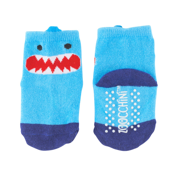 Zoocchini Grip+Easy Crawler Pants & Socks Set Shark
