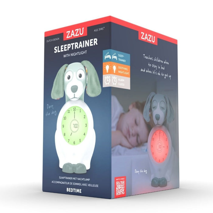 Zazu DAVY Σκυλάκι Επαναφορτιζόμενoς Εκπαιδευτής Ύπνου - Ρολόι Ξυπνητήρι Εκμάθησης - Φωτάκι Νυκτός