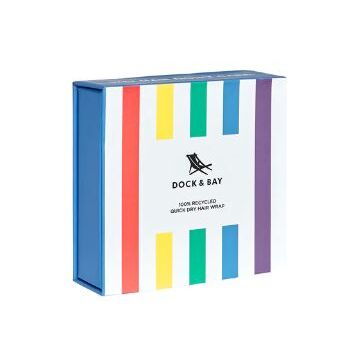 Dock & Bay Πετσέτα μαλλιών 63x26cm - Rainbow Skies