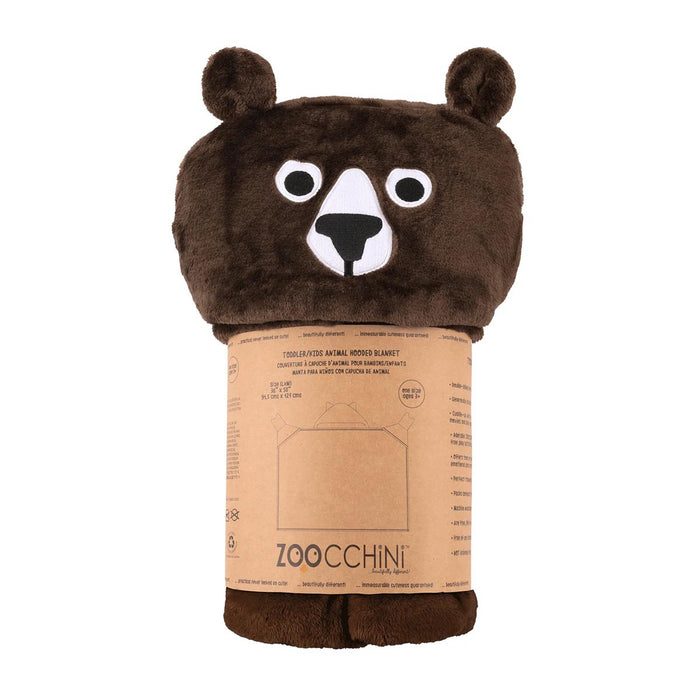 Zoocchini Παιδική Κουβέρτα Με Κουκούλα Bear