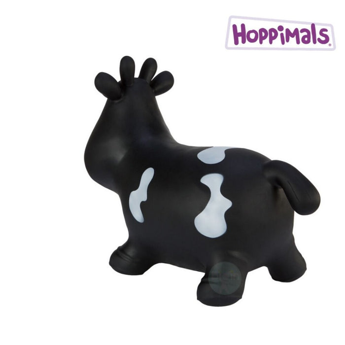 Hoppimals Φουσκωτό Χοπ Χοπ - Αγελάδα Μαύρη