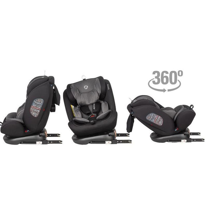 Coccolle Κάθισμα Αυτοκινήτου Smart Baby 360ᵒ 0-36kg Nova Diamond Black