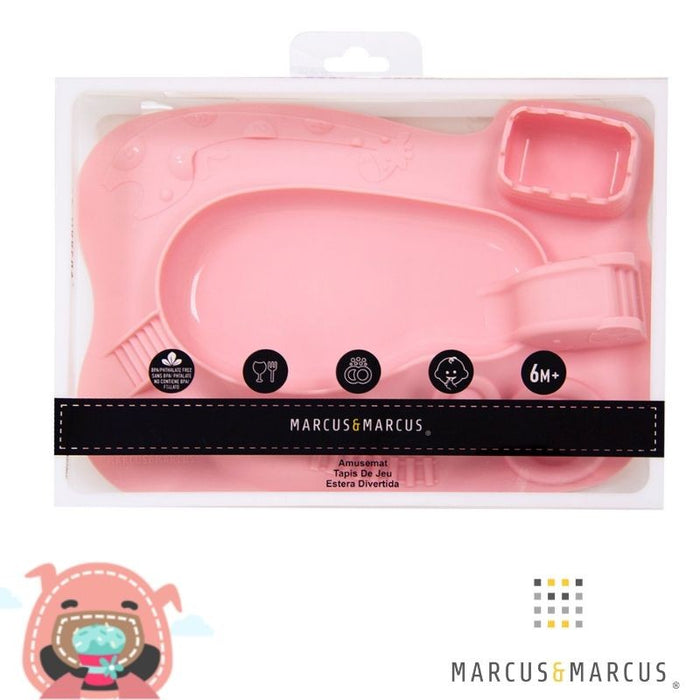 Marcus & Marcus Amusemat  Πιάτο Σιλικόνης Pink