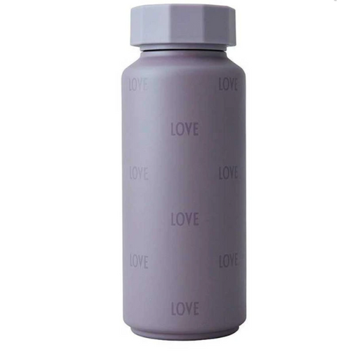 Design Letters Θερμός μπουκάλι από ανοξείδωτο ατσάλι "Purple Love" 500ml