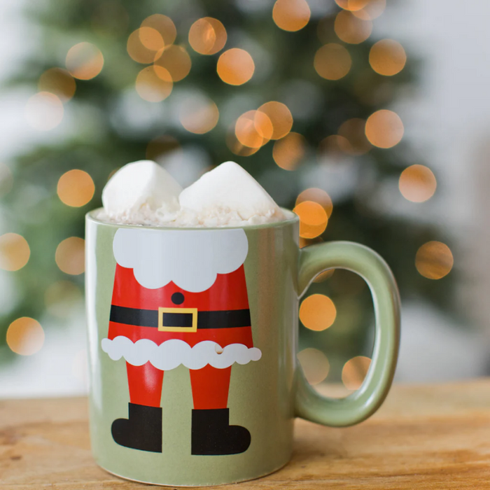 Pearhead Σετ 2 τμχ Χριστουγεννιάτικες κεραμικές κούπες Santa & Elf-
