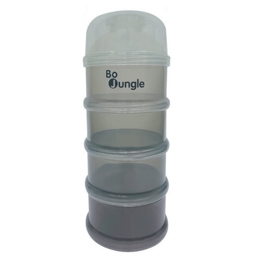 Bo Jungle Φορητός δοσομετρητής βρεφικής σκόνης γάλακτος 4 θέσεων Grey