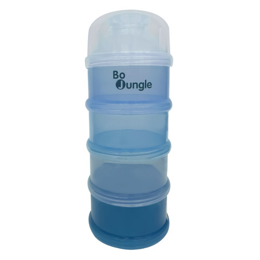 Bo Jungle Φορητός δοσομετρητής βρεφικής σκόνης γάλακτος 4 θέσεων Blue