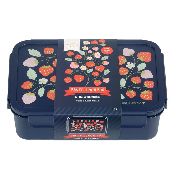 Little Lovely Company Δοχείο Φαγητού - Bento Lunch Box Strawberries
