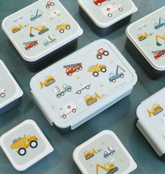 Little Lovely Company Δοχείο Φαγητού - Bento Lunch Box Vehicles