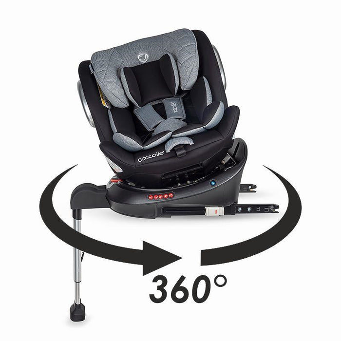 Coccolle  Κάθισμα Αυτοκινήτου Smart Baby 360° Isofix Vigo Diamond Black (0-36kg)