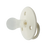 Mininor Σετ 2 Τεμαχίων Στρογγυλή Πιπίλα Σιλικόνης 6+ White