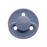 Mininor Σετ 2 Τεμαχίων Στρογγυλή Πιπίλα Latex 0+ Blue