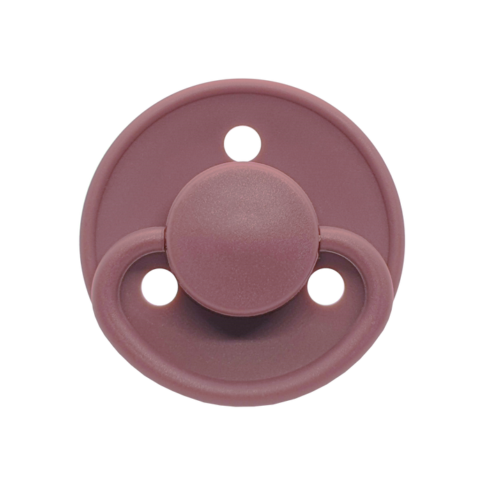 Mininor Σετ 2 Τεμαχίων Στρογγυλή Πιπίλα Latex 6+ Purple