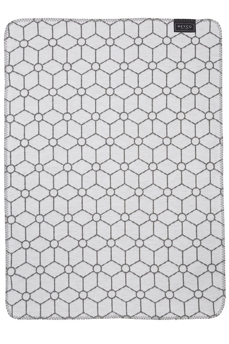Meyco Organic Flannel Crib Κουβέρτα Honeycomb/ Grey  75x100cm