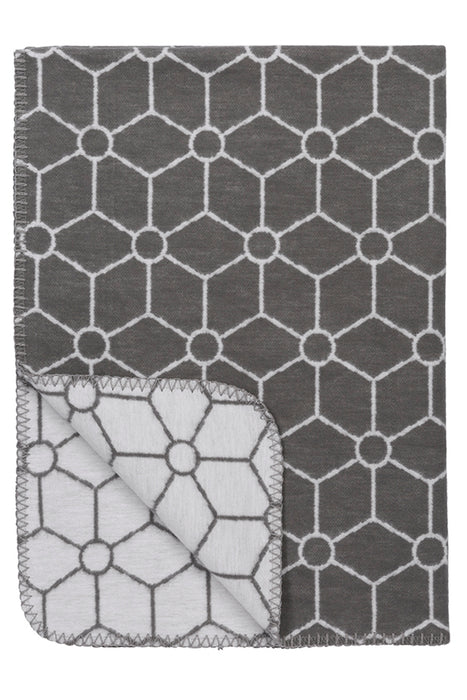 Meyco Organic Flannel Crib Κουβέρτα Honeycomb/ Grey  75x100cm