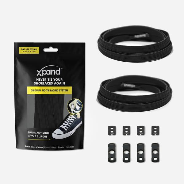 Xpand®Original No-Tie Lacing System Ελαστικά Κορδόνια - Black