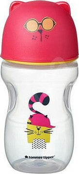 Tommee Tippee Soft Sippee Cup Κύπελλο με στόμιο μαλακής σιλικόνης ροζ 300ml 12m+