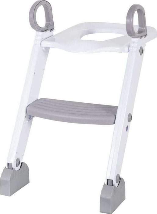 FreeOn Potty Ladder Εκπαιδευτικό Κάθισμα Τουαλέτας με Σκαλοπάτι White/Grey