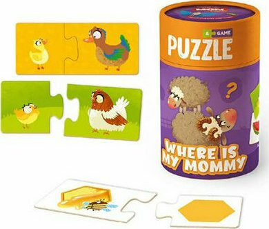 Dodo Puzzles Mon Παζλ Ζωάκια Μαμάδες Και Παιδάκια 20τεμ