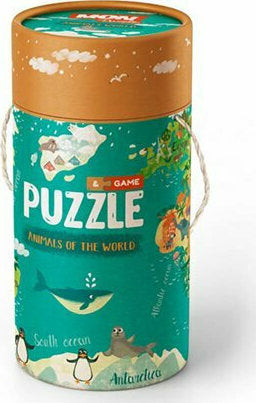 Dodo Puzzles Mon Παζλ Παγκόσμιος Χάρτης Τα Ζώα του Κόσμου 48τεμ