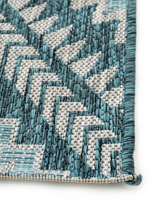 In- & Outdoor Rug Cleo Kilim Blue