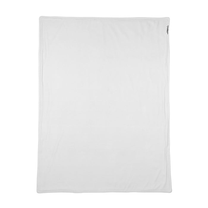 Meyco Πλεκτή Κουβέρτα Κρεβατιού Velvet White 100x150 cm