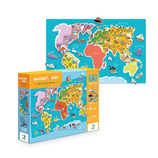 Dodo Puzzles Μαγνητικός Παγκόσμιος Χάρτης