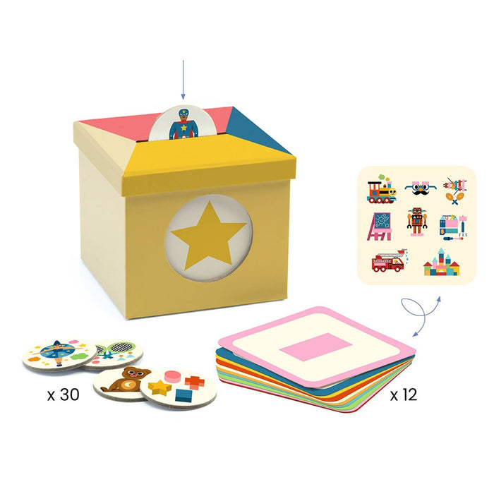 Djeco Εκπαιδευτικό Παιχνίδι Παρατήρησης και Ταξινόμησης 'Kioukoi toys'