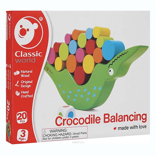 Classic World Crocodile Balancing - Παιχνίδι Ισορροπίας