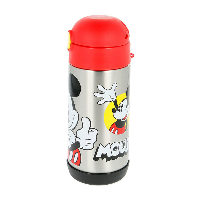 Vacuum Insulated Stainless Steel Bottle with Straw 360 ml Mickey Trend